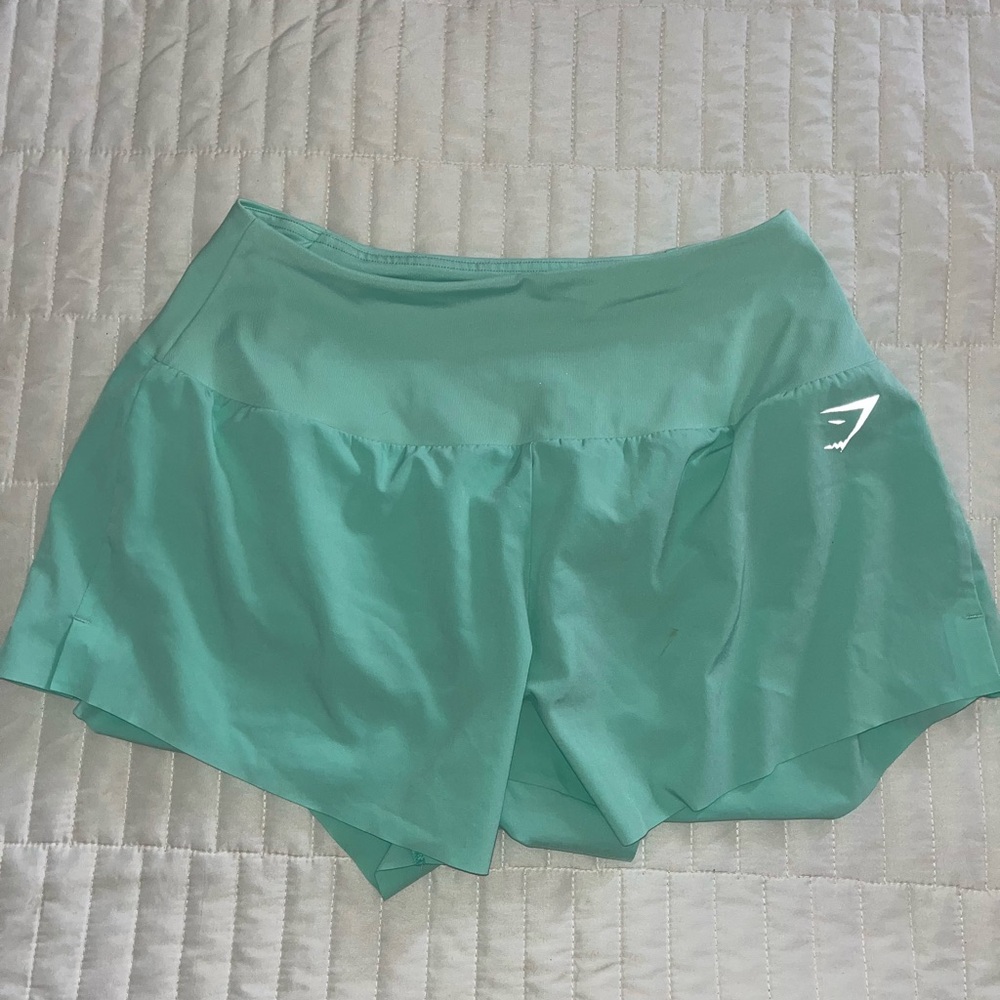 Gymshark Women's Green/Blue Shorts